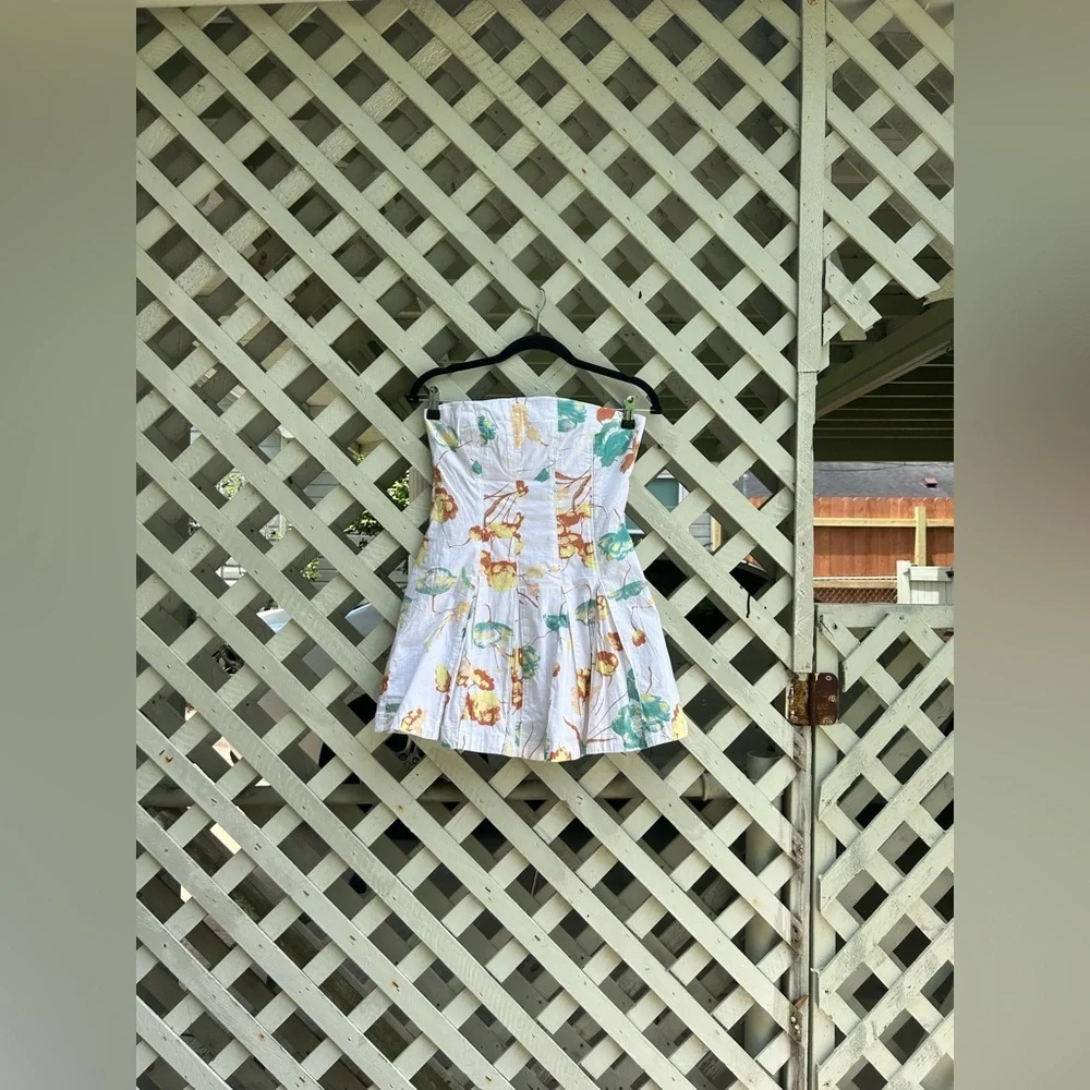 Free people Made Me Smile Printed Mini dress